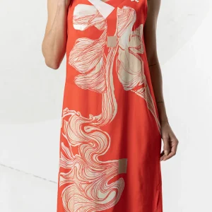 Abito corto con stampa “Pittorino”