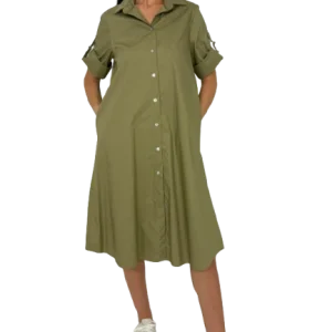 ABITO DONNA CHEMISIER VERDE