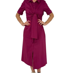 ABITO DONNA CHEMISIER BORDEAUX
