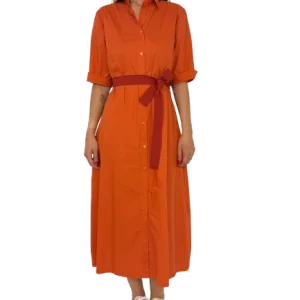 ABITO DONNA CHEMISIER ARANCIO