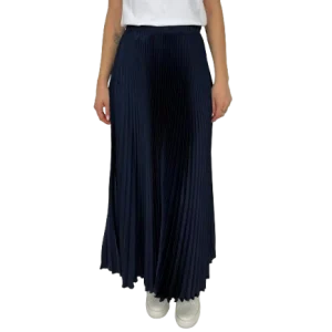 GONNA DONNA PLISSETTATA BLU