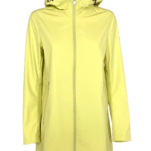 IMPERMEABILE DONNA GIALLO CON CAPPUCCIO
