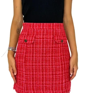 GONNA FRAGOLA CON FONDO SFRANGIATO